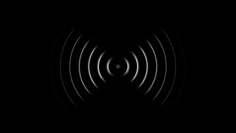 Radio wave screen background. 스톡 동영상 293140351