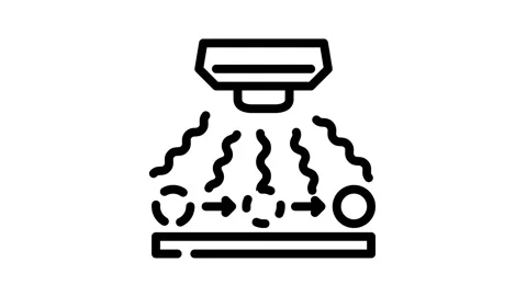 Radio wave sensor line icon animation Stock Footage 166871285