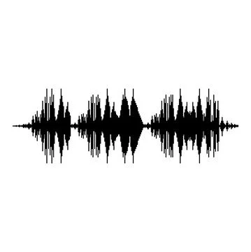 Radio wave wireless Pulse audio music icon black color vector illustration im Stock Illustration