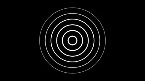Radio waves animation on background Stock Footage 258432382
