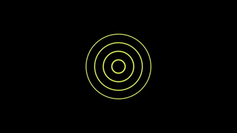 Radio waves animation on background Stock Footage 258432401