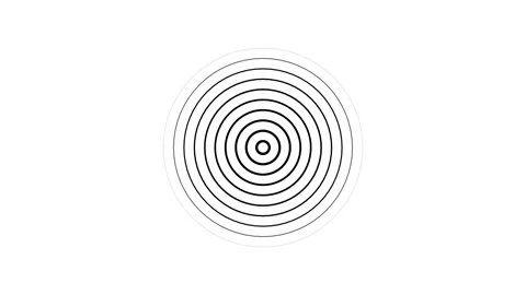 Radio waves animation on background Stock Footage 263873964