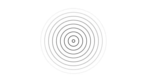 Radio waves background animation and Expanding arc waves motion graphics .R.. Stock Footage 304099654