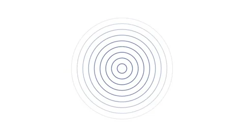 Radio waves background animation and Expanding arc waves motion graphics .R.. Stock Footage 304099671