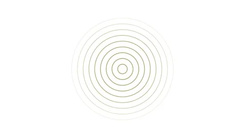 Radio waves background animation and Expanding arc waves motion graphics .R.. Stock Footage 304099674