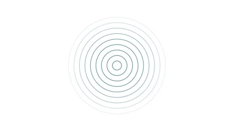 Radio waves background animation and Expanding arc waves motion graphics .R.. Stock Footage 304099687