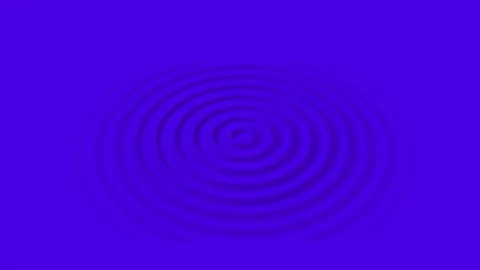 Radio waves background video on blue background. Stock Footage 301042884