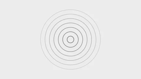 Radio waves signal technology animation on background Видео 332959996