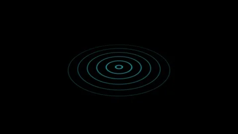 Radio waves signal technology animation on background 스톡 동영상 332960014