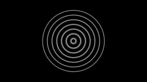 Radio waves signal technology animation on background Vídeo Stock 332960127