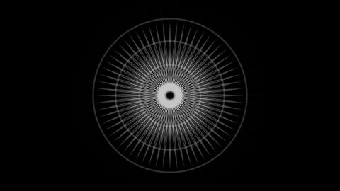 Radio waves wave diffusion, Noise frequency signal icon animation Stock-Footage 320251989