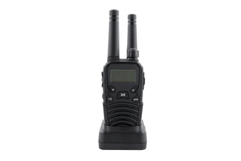Radio on white Stock Photos