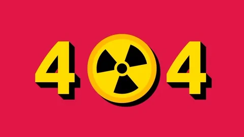Radioactive 404 Error Stock Footage 335667695