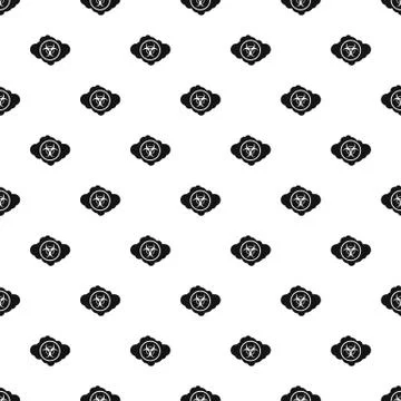 Radioactive cloud pattern, simple style イラスト素材