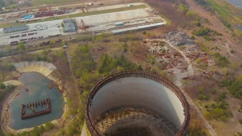 Radioactive contaminated environment in Chernobyl Stock Footage 148137850