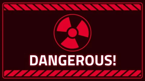 Radioactive Danger Stock Footage 335630948