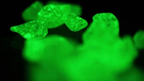 Radioactive elements material Stock Footage 76340940