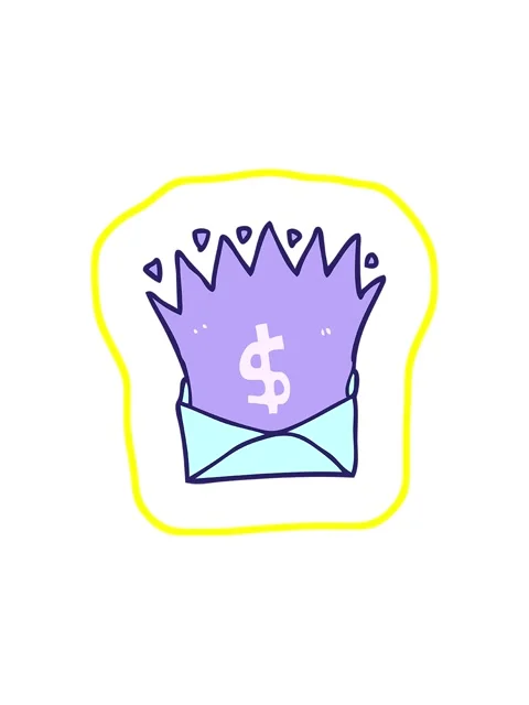 Radioactive glowing animation of cartoon envelope with money sign Stock Footage 324458538