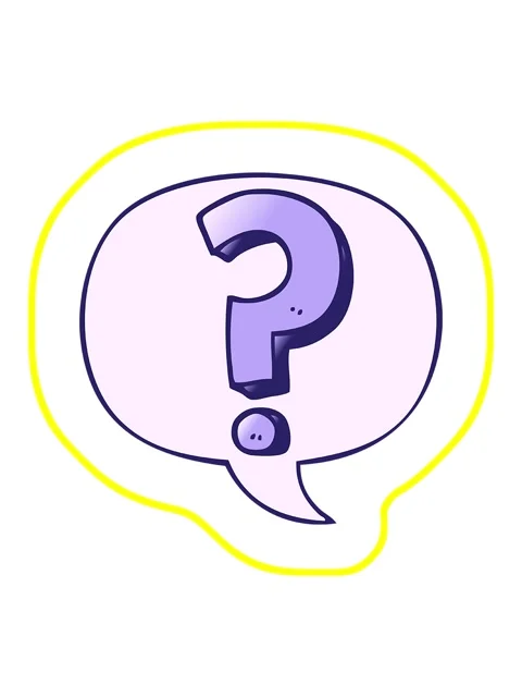 Radioactive glowing animation of cartoon question mark with speech bubble i.. Video stock 324361381