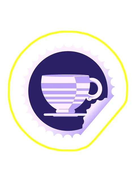 Radioactive glowing animation of coffee cup graphic vector illustration rou.. Stock Footage 324452971