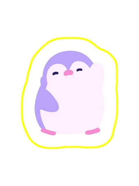 Radioactive glowing animation of cute christmas penguin waving Stock Footage 324298684