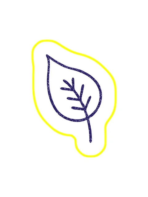 Radioactive glowing animation of Old Leaf Charcoal Drawing Stock Footage 324467054