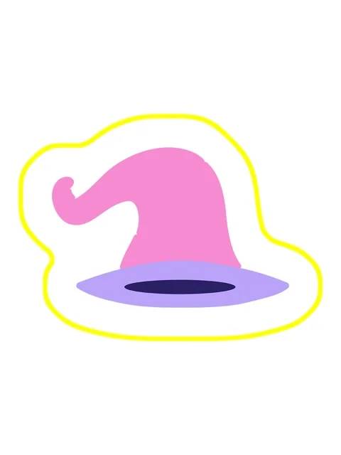 Radioactive glowing animation of old wizard hat Stock Footage 324394408