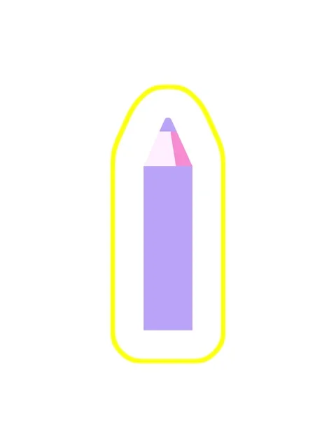 Radioactive glowing animation of purple coloring pencil graphic vector illu.. Stock Footage 324282194