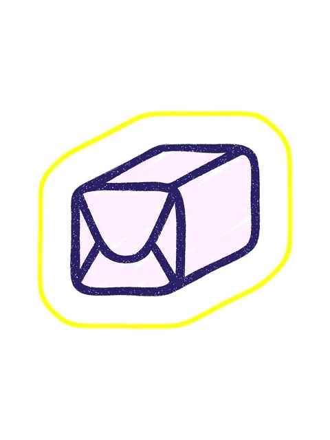 Radioactive glowing animation of Wrapped Parcel Chalk Drawing Stock Footage 324348504