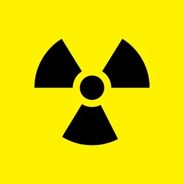 Radioactive sign Stock Illustration