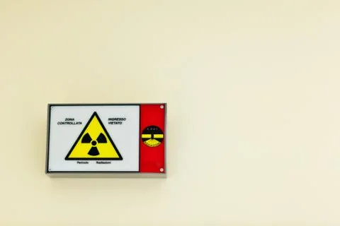 Radioactive sign Stock Photos