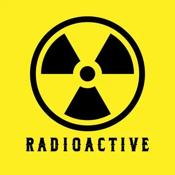 Radioactive Symbol Stock Illustration