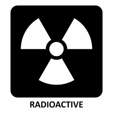 Radioactive symbol illustration Stock Illustration