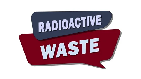 Radioactive waste – Hazardous material that remains radioactive Stock Footage 309201280