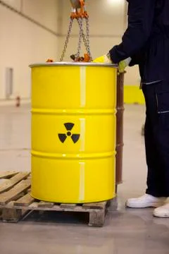 Radioactive waste Stock Photos