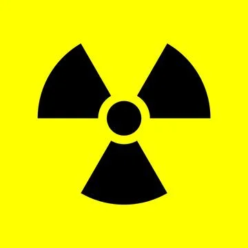 Radioactivity sign. Stock Illustration