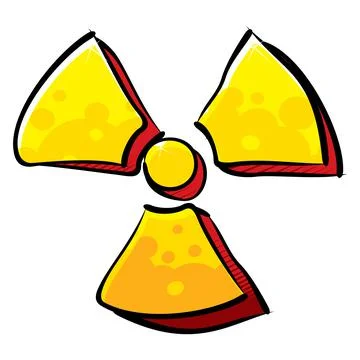 Radioactivity sign Stock Illustration