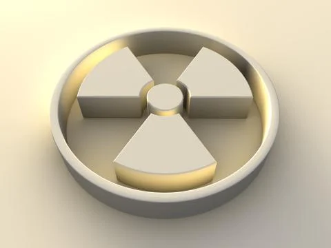 Radioactivity symbol Stock-Illustration
