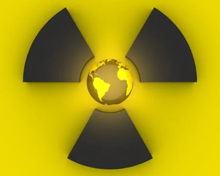 Radioactivity symbol Stock Illustration