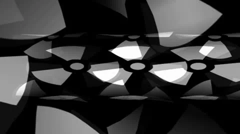 Radioactivity Symbol Motion Mapping 動画素材 24721224