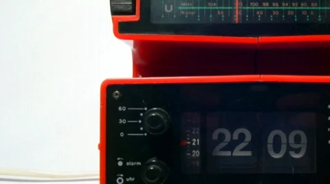 Radioclock-loop Stock Footage 511999