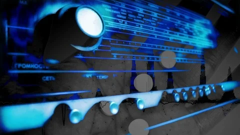 Radiogramophone and Waveform Mix Stock-Footage 86887549