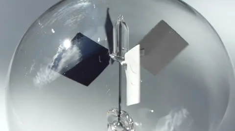 Radiometer spinning Video stock 24107241