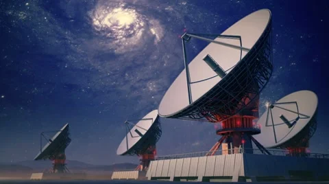 Radiotelescopes tracking Видео 8689541