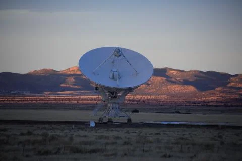 Radiotelescopes at the Very Large Array, the National Radio Observatory in Ne Stock Photos