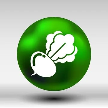 Radish abstract isolated logo beetroot food vector Stock Illustration