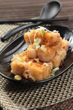 Radish cake Foto stock