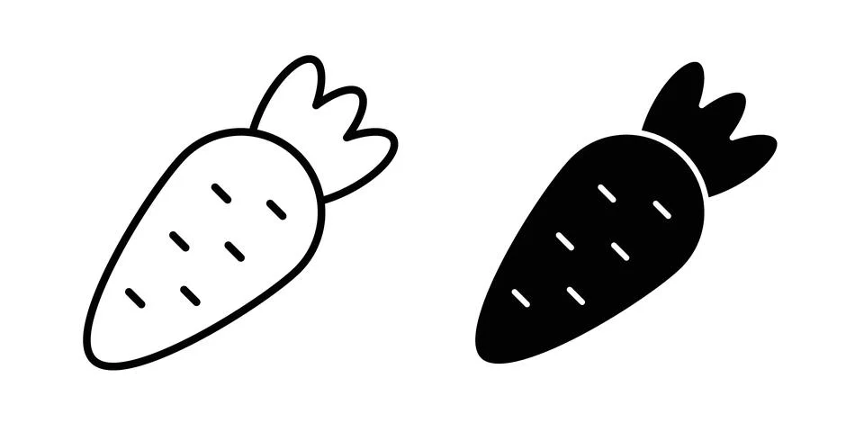 Radish icon vector, symbol, logo illustrations Stock Illustration