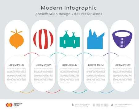 Radish infographics design Illustrazione stock