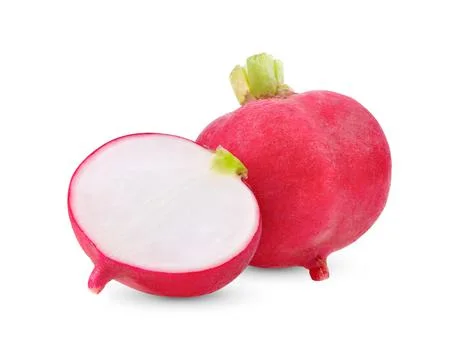 Radish isolated on white background Stock Photos